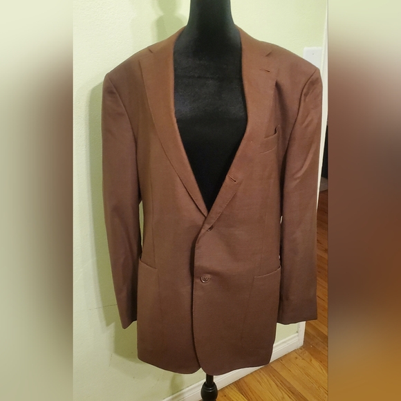 ZEGNA DARK FOLIAGE OASI LINO EVENING JACKET. NWT - Picture 1 of 5